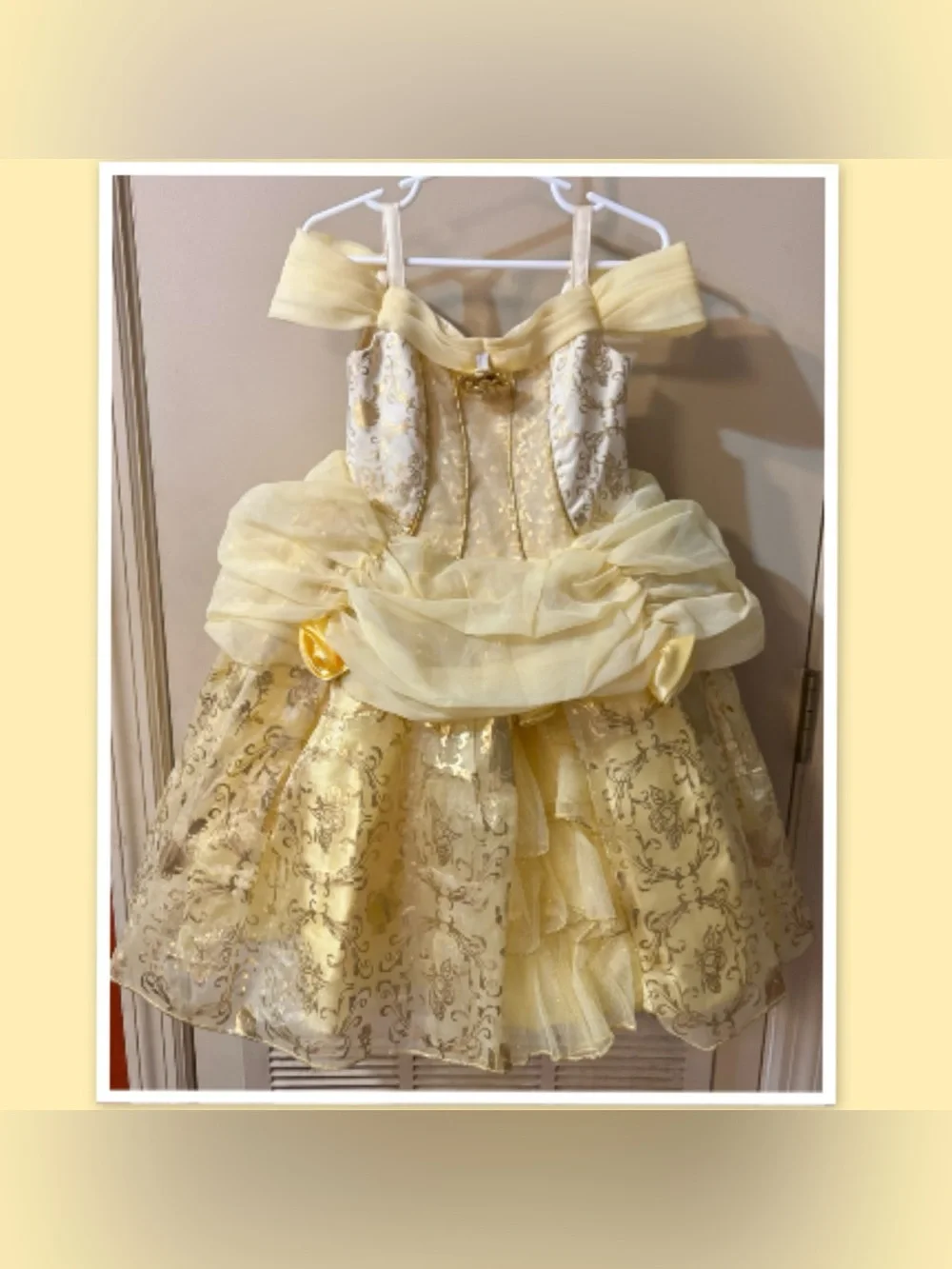 Disney Bibbidi Bobbidi Boutique Belle Ballgown Costume ~ Size 3